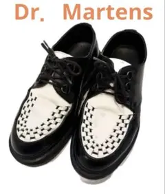 ドクターマーチン オイル耐性ソール ブラック/ホワイト 英国uk7 26cm