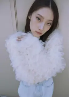 NOTRE émor ノートルエモア asymmetry tulle tops - メルカリ
