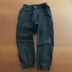 BREEZE ブラックデニム ジョガーパンツ　120サイズ