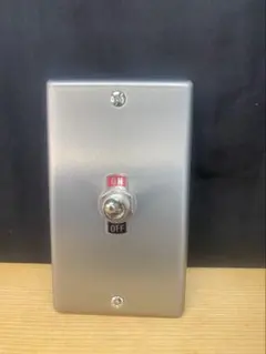 トグルスイッチプレート　シングル インダストリアル