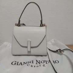 GIANNI NOTARO ジャンニノターロ　ホワイト 　ショルダー　トート