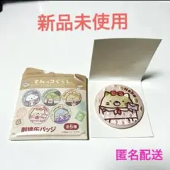 【最終値下げ】すみっコぐらし レトロないゆうびんやさん 刺繍缶バッジ ねこ