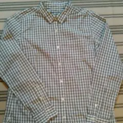 無印良品ギンガムチェックシャツ