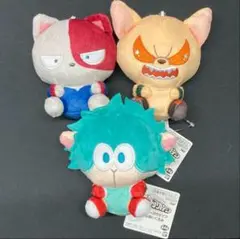 僕のヒーローアカデミア アニマルぬいぐるみ　3種セット