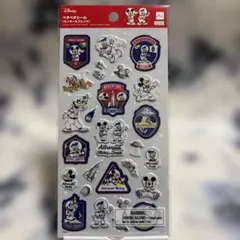 ディズニー ミッキー＆フレンズ ペタペタシール ぷっくり 立体 宇宙 スペース