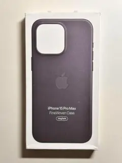 【新品】純正iPhone 15 Pro Maxファインウーブンケース・ブラック①