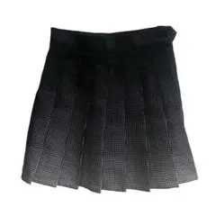 American apparel グラデーション プリーツスカート XS