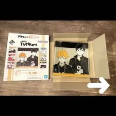 【未使用】ハイキュー 一番くじ 日向翔陽 影山飛雄 ガラス皿 カードなど