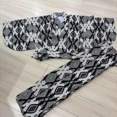 新品☆モダン！二部式着物　裄66のサムネイル