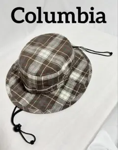 Columbia チェック柄 バケットハット S/M アウトドア