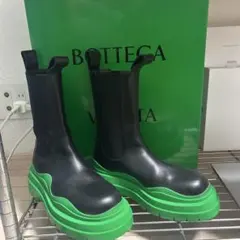 BOTTEGA VENETA TIRE BOOTS MILITARY CALF