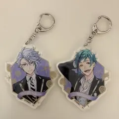 ツイステ アズール フロイド ジェイド アイコンメタルキーホルダー