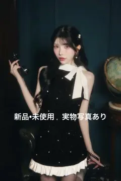 BELEAR MIMI ツイードパールミニワンピース