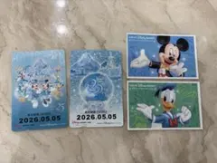 ディズニー　使用済みチケット ４枚セットのサムネイル
