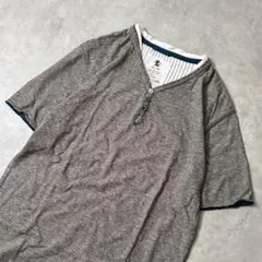 Archive layered henley tee y2k grunge