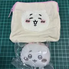 ちいかわ もこもこポーチ マスコットミラー