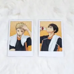 ハイキュー!! 月島蛍 西谷夕 極楽湯 ポラショット セット