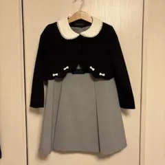 フォーマルドレスセット115 ネイビー グレー