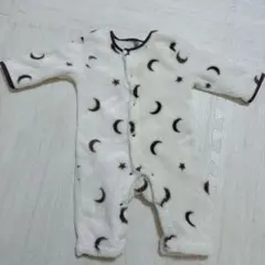 ベビー　ロンパース　60 70 月　あったか　もこもこ　長袖
