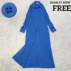 2025SS アダムエロペ ポロシャツライク カットソー ワンピース マキシ