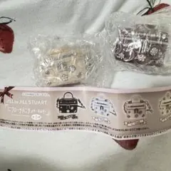 ミニブローチバニティキーホルダー　ジルスチュアート ガチャ 2点セット