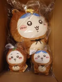 ちいかわ くじ たぬきだもんくじ ぬいぐるみ3点セット
