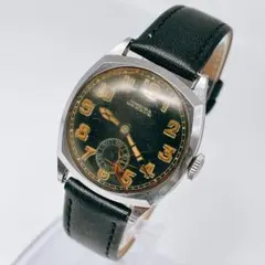 新品電池/稼働 OMICRA GENEVE 手巻き 腕時計 ヴィンテージ レトロ 