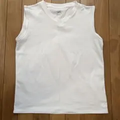 TIGORA ノースリーブタンクトップ アンダーシャツ ホワイト 150cm