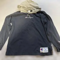 Champion パーカー Tシャツ　Sサイズ ネイビー