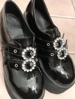 BUBBLES ダブルバックル厚底シューズ 39