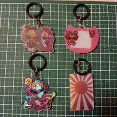 ヒスミニめじるしチャーム4個セット