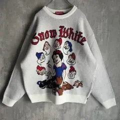 XL supreme  White Sweater シュプリーム 白雪姫 Supreme Snow White Sweater (FW24) - $188