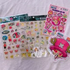 ワンピース キャラクターシール 4点セット