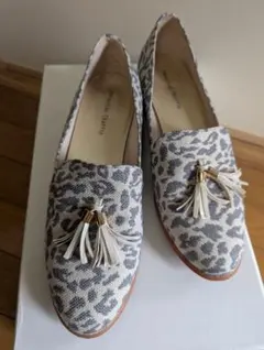 美品☆オリエンタルトラフィック☆タッセル ジャガードローファー☆25.5cm