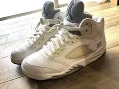 Air Jordan 5 RETRO Metallic White
