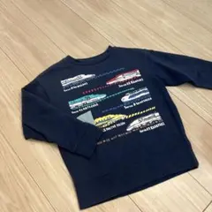 新幹線デザイン 長袖トレーナー　BEAMS mini
