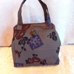 着物リメイクバッグ　着物バッグ　ハンドメイド