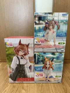 ウマ娘　コパノリッキー　スマートファルコン　アストンマーチャン　フィギュアセット