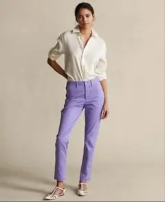 現行タグ ポロラルフローレン ストレッチ チノ スキニーパンツ サイズ0