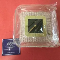 HOYA ガラス　クリスタル置き時計のサムネイル