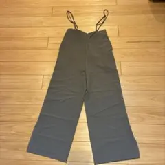 アーバンリサーチ　グレー サロペット サイドスリット付き