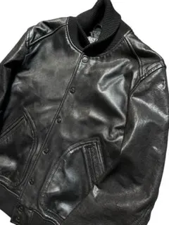 Jack Rose CRAZY JET 4 ダブルライダースジャケット 本革 黒 Jack Rose CRAZY JET 4 ダブルライダースジャケット 本革 黒