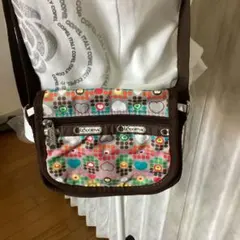 LeSportsac レスポートサック サコッシュ ショルダーバッグ　ハート柄