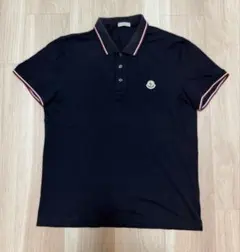 MONCLER ポロシャツ ネイビー Mサイズ - メルカリ