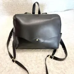 Legato Largo かるいかばん 横型　リュック　ブラック　黒