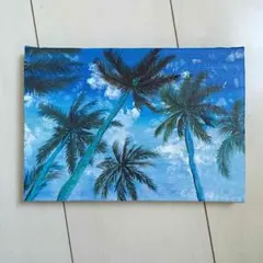 blue plams♡インテリア♡油絵♡のサムネイル