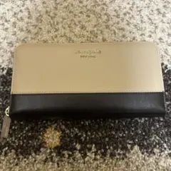 ケイトスペード　長財布　ベージュ　ブラウン　ブラック