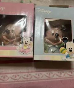 Disney baby ミッキーマウス 時計 2個セット