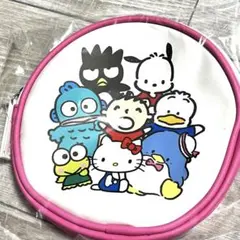 サンリオ 3COINS 丸型ポーチ サンリオキャラクターズ