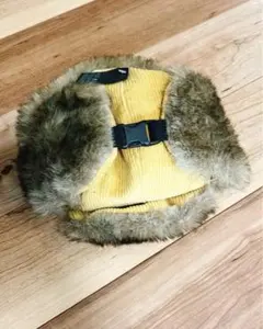 フライトキャップ コーデュロイ レディース 茶色